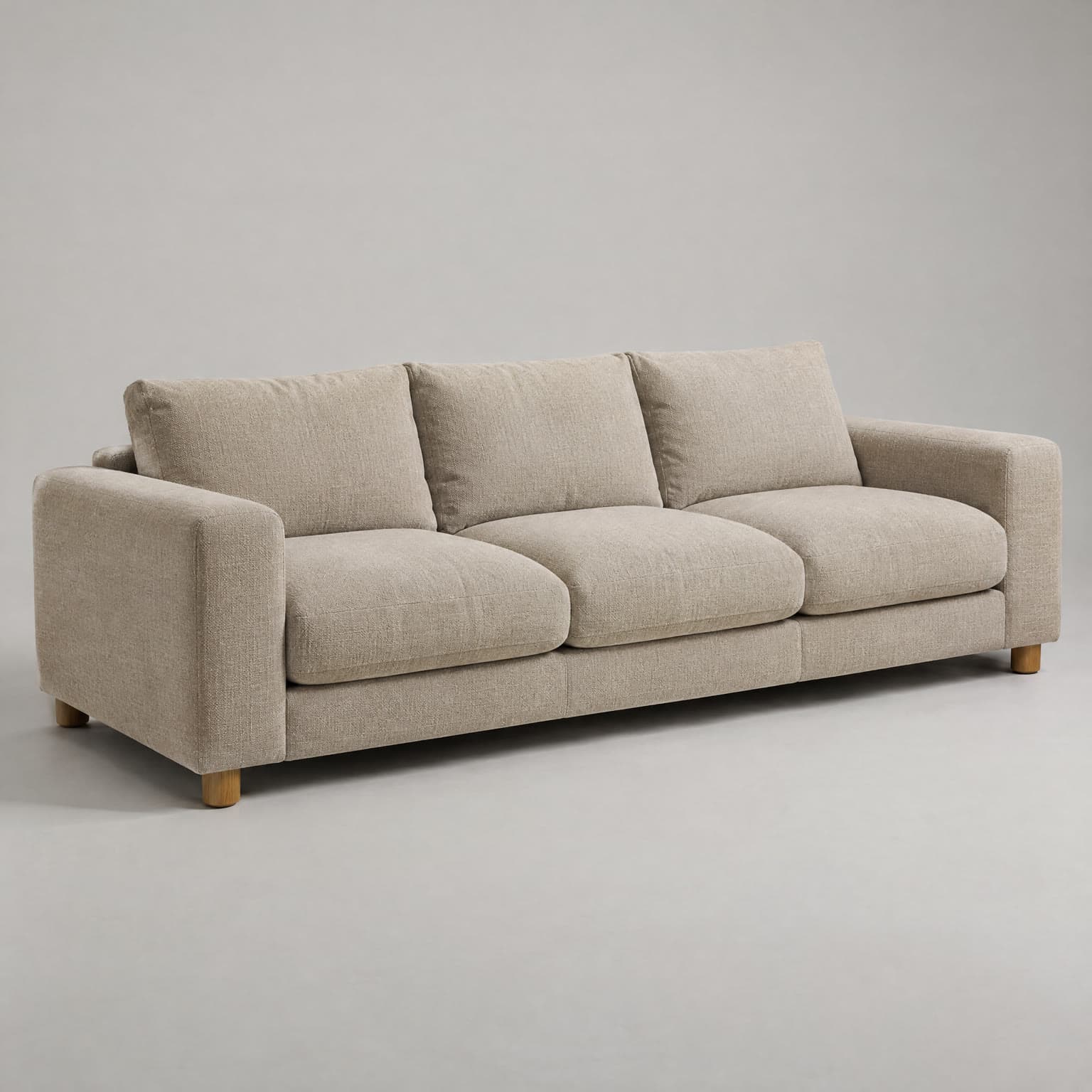 The Oatlowe sofa, photographed in a studio.
